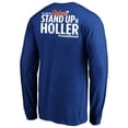 thumbnail image 3 of Men's Royal Florida Gators Stand Up & Holler Official Fan Long Sleeve T-Shirt, 3 of 5