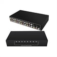 thumbnail image 4 of Out AV Switch Video L/R Audio Box 8-Port Composite Switch Splitter for DVD STB HDTV,1 * AV Switcher,Black, 4 of 8