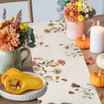 thumbnail image 4 of Thanksgiving Cotton Linen Table Runner, Washable Table Runners for Kitchen, Dining Room, Holiday, Home Party Table Decor, 13x90 Inches, 4 of 9