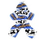 thumbnail image 1 of Suéter cálido para mascotas, suéter de cuello alto para perros con capucha para cachorros y gatos, capucha de algodón cálido (azul, L), 1 of 5