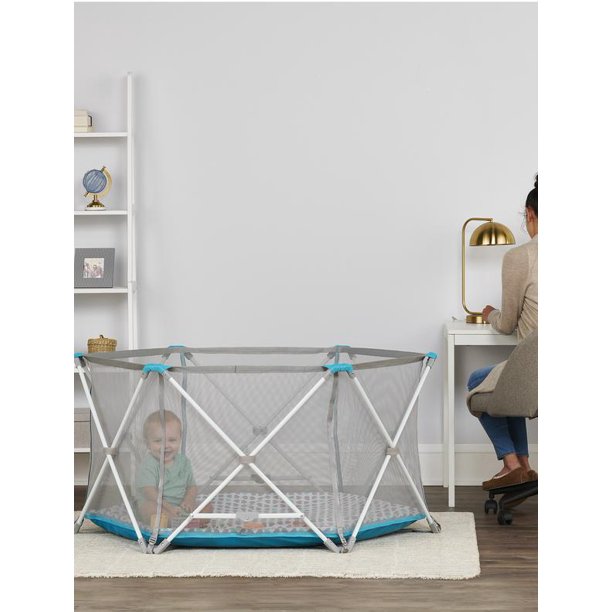 Regalo My Play Portable Play Yard, IndoorOutdoor, 6 Panel, 6 months to