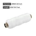 thumbnail image 2 of Uxcell Braid Nylon Mason Line White 50M/164 Feet 2MM Dia for DIY Projects, 2 of 6