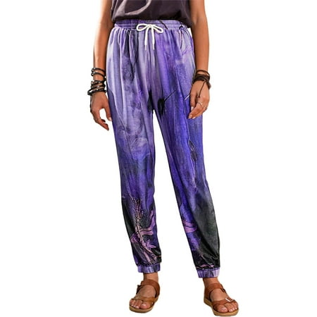 

Niuer Casual Pajamas Lounge Trouser Pants For Women High Waist Joggers Trousers Ladies HipHop Cargo Pants Dance Yoga Sport Pants