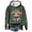 Green, variant on Cow Print Hoodie Festive Western Graphic Pullover for Cozy Sweatshirt Holiday Themed Top