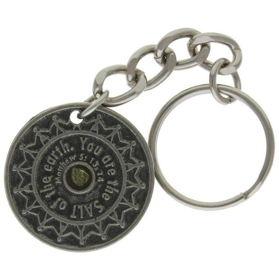 Salt of the Earth Key Chain Pewter - Christian