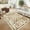 Beige, variant on IdealHouse 4"x6" Washable Hallway Runner Rug, Non-Slip Low Pile Farmhouse Carpet, Soft Indoor Floor Mat for Bedroom, Laundry, Beige