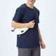 thumbnail image 1 of Camisetas de manga corta y cuello redondo para hombre, camisetas de entrenamiento, fitness, transpirables, elásticas, de color liso, para exteriores, de poliéster., 1 of 5