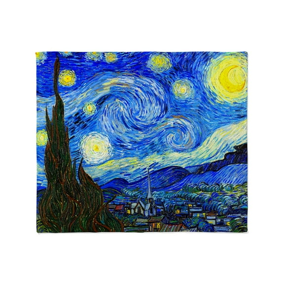 CafePress - Van Gogh Throw Blanket - Soft Fleece Throw Blanket, 50"x60" for All Ages