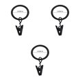 thumbnail image 1 of Inteprter 10 Pieces Window Curtains Hanging Hook with Clamps Replacement Accessory Drape Clips for Household Living Room Office Type1, 1 of 6