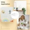 thumbnail image 6 of 8 Pcs Acrylic Floating Shelves, Clear Wall Shelves for Storage and Display, Small Wall-Mounted Shelves, Includes Screws and Plastic Clips for Easy Installation, 6 of 6