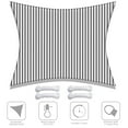 thumbnail image 4 of Yescom 20x16Ft 97% UV Block Rectangle Sun Shade Sail Outdoor Patio Pool Garden Yard Lawn Carport Net Awning Gray+White, 4 of 11