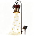 thumbnail image 2 of Christmas Bell Cascade Solar Yard Light, Warm White Cascading Garden Stake Light for Christmas Yard Decor, Holiday Outdoor Decor for Lawn Garden Pathway Front Yard, 2 of 8