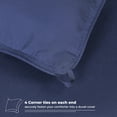 thumbnail image 4 of BNM Reversible Comforter, Twin/Twin XL, Navy Blue, 4 of 10