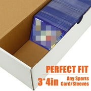Card Storage Box,Trading Card Storage Box,Sports card storage box fits Baseball Cards,Football Cards,Basketball Cards,Collectible Gaming & Trading Cards