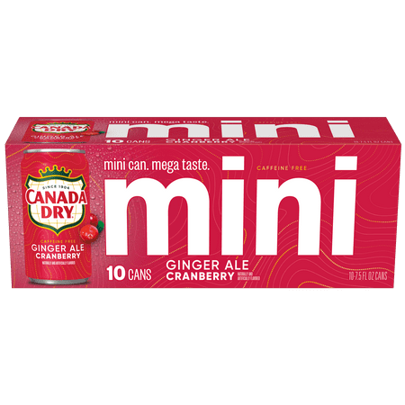 CAN DRY CRNBRY GNGR ALE SCN 7.5OZ 10PKX3