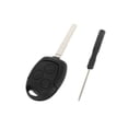 thumbnail image 1 of Unique Bargains Key Shell Case for Ford Fiesta 2009-2010 for Ford Focus 2005-2010 Keyless Entry Remote Key Fob Replacement Case 3 Buttons, 1 of 7