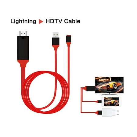 8 Pin Line to TV HDTV HDMI Mirroring Cable AV Adapter For Android (Best Av For Android)