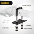 thumbnail image 6 of Nilight Trailer Hitch Tightener for 2 1/2 inch Trailer Hitches 2.5 inch Hitch Mount Anti Rattle Heavy Duty Steel with Rubber Anti-Rust Triple Protective Matte Black, 6 of 7