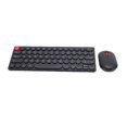 thumbnail image 1 of Wireless Keyboard Mouse Combo, 64 Keys Mini Cordless Computer Keyboard and Mouse Set 2.4GHz, Adjustable 1200DPI, Retro Round Keycap for Computer, Laptop, PC, 1 of 7