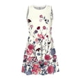 thumbnail image 5 of Vestido de tirantes de camisola con estampado de manga corta con estilo de verano para mujer OAVQHLG3B Store lin121212, 5 of 5