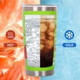 thumbnail image 5 of 20oz Christmas Tumbler with Lid, Stainless Steel Vacuum Double Wall Insulated Travel Tumblers Coffee Mug, 5 of 6