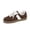Brown_015, variant on Domuza Women's Retro Suede Low Top Sneakers, Color Block Stripe Lace Up Casual Walking Shoes, Classic Comfort Fashion Sneakers for Daily Outdoor Wear Yellow 8.5(EU-41)