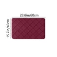 thumbnail image 3 of Roiihwy Red Non-Slip Bathroom Rugs, Soft Microfiber Bath Mat with Rubber Backing Mats, Washable Bath Rug for Bathroom Decor and Home Essentials, 3 of 6