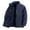 Dark Blue, variant on Jackets for Men,Thermal Jacket Winter Windproof Outdoor Warm Coat with Thick for Cold Weather and Comfort,Mens Winter Coats,Size:XXL