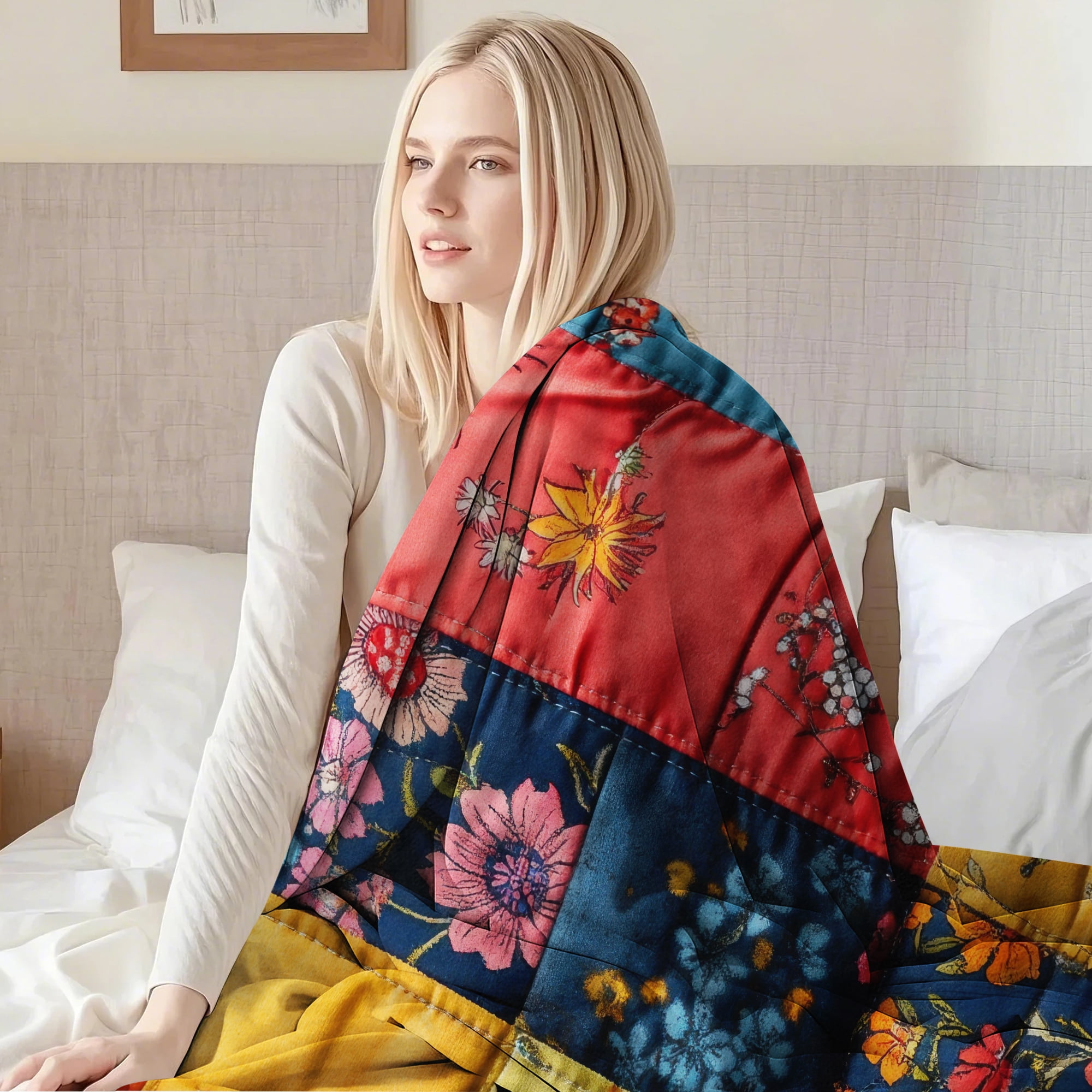 Sherpa Fleece Throw Blanket 40