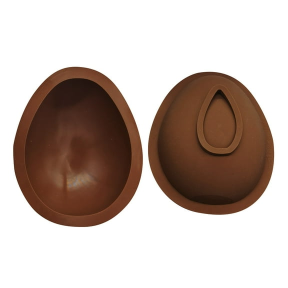 HCTSHG Easter Egg Chocolate Molds Silicone Easter Candy Molds Egg Candy Molds Non Stick for Ice Cube Resin for Easter Breakable Chocolate, Easter Baking