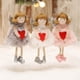thumbnail image 4 of 1 UNID creativo peluche en forma de corazón patrón de ángel muñeca colgante colgante decoración colgante, 4 of 6