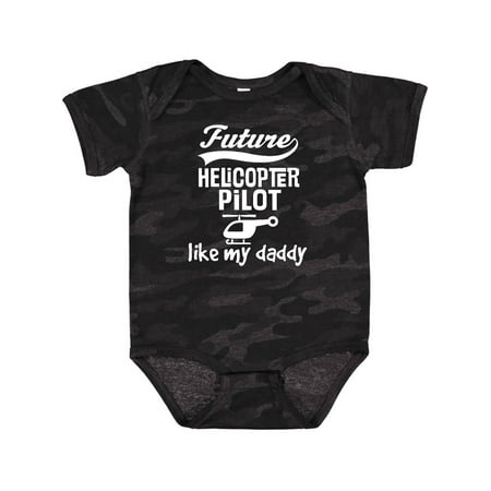 

Inktastic Future Helicopter Pilot Like Daddy Gift Baby Boy Bodysuit