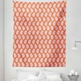 thumbnail image 1 of Pink and Orange Tapestry, Continuous Warm Colored Pattern of Abstract Toned Lemons Print, Fabric Wall Hanging Decor for Bedroom Living Room Dorm, 5 Sizes, Burnt Sienna and Rose, by Ambesonne, 1 of 1