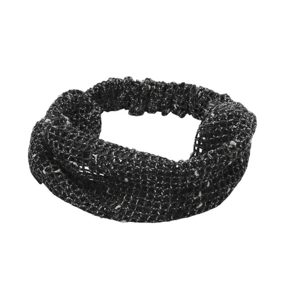 Unique Bargains 1 Pc Headband Wide Lace Hairband for Women Black