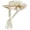 Beige, variant on Women's Beige Lolita Straw Sun Hat, Lace Ribbon Wide Brim, Tea Party Outdoor, 1 Pc