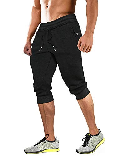 MAGCOMSEN Mens Capri Joggers Workout 