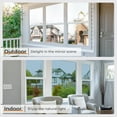 thumbnail image 3 of One Way Privacy Film See Out but Not In,Window Tint for Home,Mirror Vinyl Roll Heat Control Anti UV Static Cling Sliding Door Coverings No Glue Garage Solar Paper(Sliver,23.3"×157.5"), 3 of 8