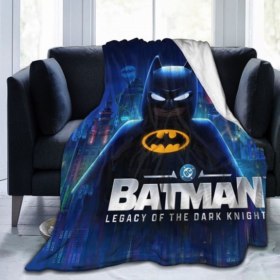 Batman Ultra-Soft Micro Fleece Blanket Cozy Blanket Thick Warm Plush Throw Blanket Sofa Cushion 60"X50"