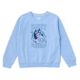 thumbnail image 3 of Bluey Fleece Varsity Drop Shoulder Pullover Sweatshirt and Ribbed Leggings Outfit Set Toddler to Big Kid, 3 of 5