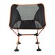 thumbnail image 2 of Silla plegable ligera, sillas de plegables compactas de , con bolsa de transporte Asiento de camping para césped Pintura libre naranja Baoblaze Asiento de luna plegable, 2 of 6