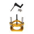 thumbnail image 4 of Router Router Lift System High Precise High Strength Sturdy Router Table for Trimming Machine Router Table Saw Yellow, 4 of 9