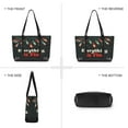 thumbnail image 6 of FORMRS Canvas Laptop Tote Bag for Women with 15.6" Computer Compartments Shoulder Handbag, Black Christmas Light, 6 of 7