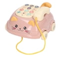 thumbnail image 4 of Toy Baby Phone Toddlers Musical Toy Pretend Phone Call Toy Car Bilingual Story Machine Kitty Shape for Enlightment, 4 of 7