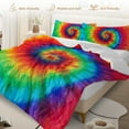 thumbnail image 7 of Sleepwish Kids Comforter Set, 3-Piece Red Blue Tie Dye Bedding Sets for Girls Queen, 7 of 7