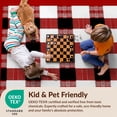 thumbnail image 4 of Design&I 5'x7' Ultra Soft Area Rug, Decorations Plaid Tartan Stripe Peppermint Border Door Gingham None Fluffy Washable Non Shedding for Bedroom Living Room Home Office, 4 of 7