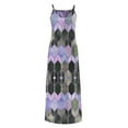 thumbnail image 2 of Innerwin Robes à Bretelles Robe Longue Maxi pour Femmes Robe de Soirée Ample Bleu Paon 5TG, 2 of 5