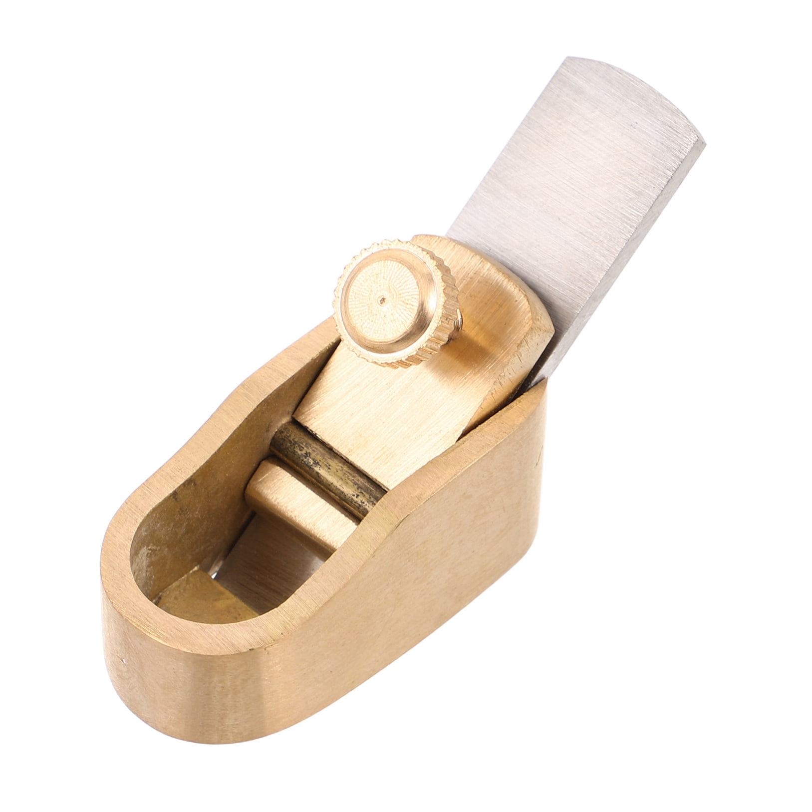 Baluue Compact Hand Planer for Violin Making, Brass Luthier Tool with Ergonomic Grip and Build for Precision Crafting