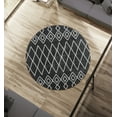 thumbnail image 4 of United Weavers Celestial Azazel Modern Geometric Round Area Rug, Smoke, 7'10" x 7'10", 4 of 6