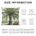 thumbnail image 5 of Jiayy  Tropical Palm Tree Throw Pillow Covers Vintage Green Leaf Decorative Pillow Cases Cushion Covers for Sofa Couch Indoors&amp;Outdoors Decor, 5 of 5