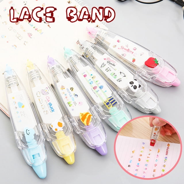 Vaidha lace Decoration Correction Tape Decorative Tape Pen